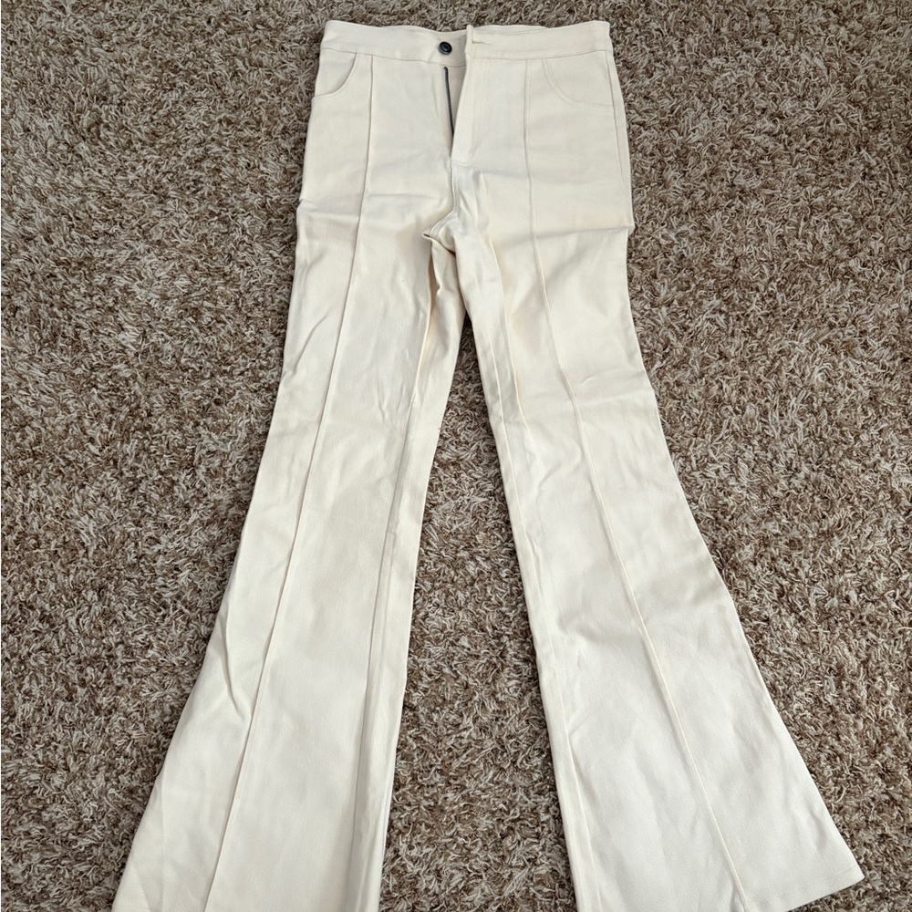Butter Yellow West of Melrose Flared Pants